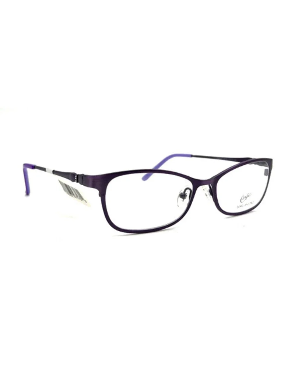 Candie's C Kimberly Spur Purple Geometric Authentic Eyeglass Frames 51-16-135